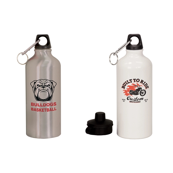 20 oz. printed water bottle with carabiner.... from ASI 92531 Unique Custom Products / UCP