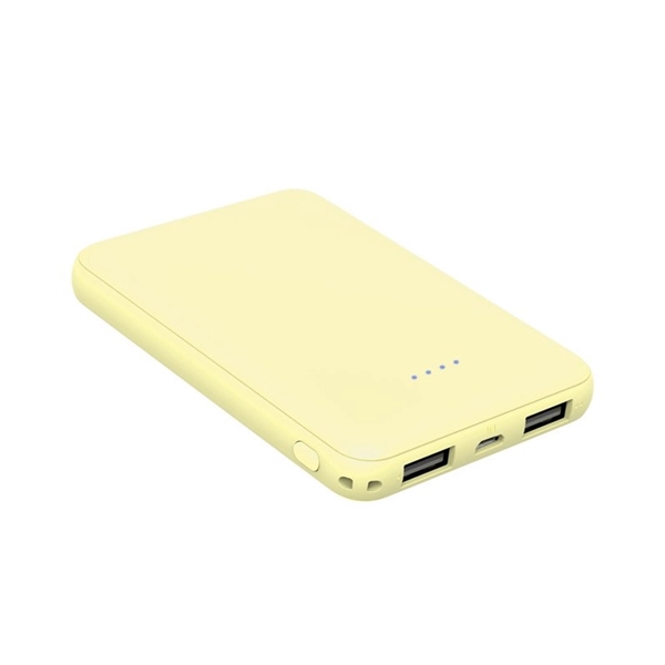Small power bank 5000 mAh plus 1 color of silkscreen or... from ASI 37218 Athena Promo (tm)