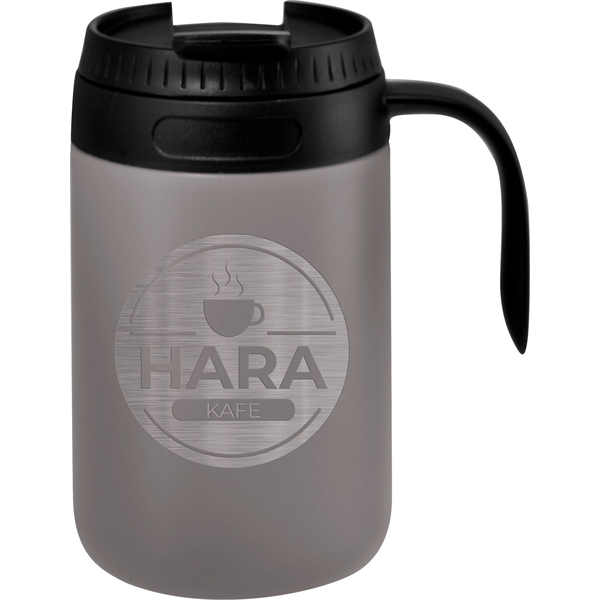 17 oz. travel mug made of stainless steel with double-wall construction,... from ASI 71920 Moderne Glass Company Inc / Glass America®