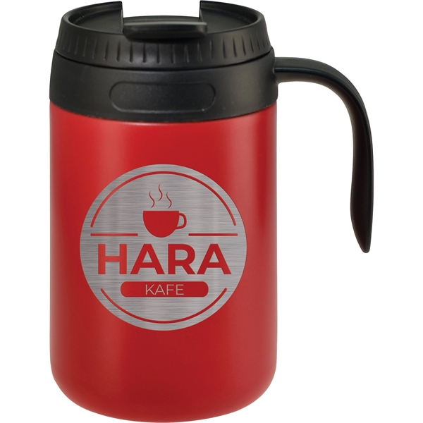 17 oz. travel mug made of stainless steel with double-wall construction,... from ASI 71920 Moderne Glass Company Inc / Glass America®