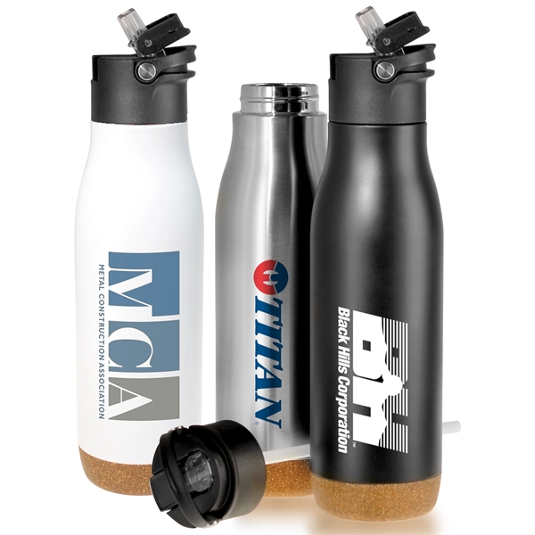 20 ounce double-walled, copper vacuum insulated stainless steel tumbler with retractable... from ASI 71920 Moderne Glass Company Inc / Glass America®