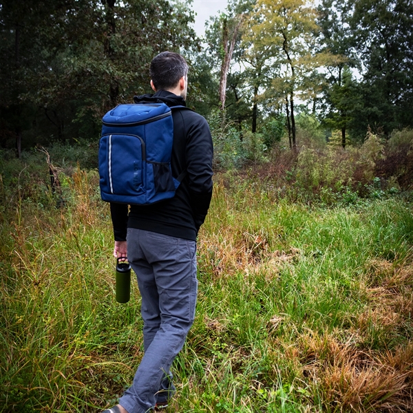 6 gallon cooler backpack made of polyester.... from ASI 61005 Hirsch Gift Inc