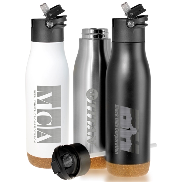 20 ounce double-walled, copper vacuum insulated stainless steel tumbler with retractable... from ASI 71920 Moderne Glass Company Inc / Glass America®