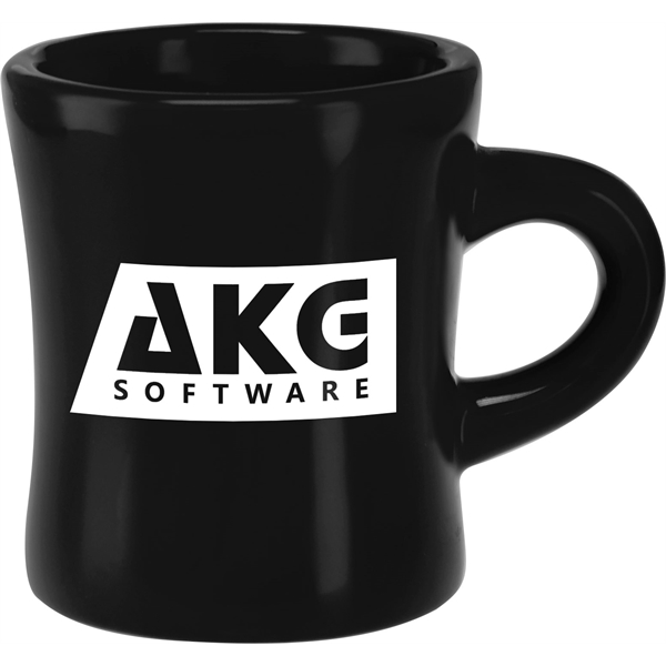 10 oz. retro design style ceramic mug, fully vitrified with a... from ASI 71920 Moderne Glass Company Inc / Glass America®