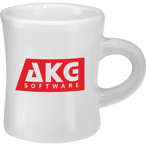 10 oz. retro design style ceramic mug, fully vitrified with a... from ASI 71920 Moderne Glass Company Inc / Glass America®