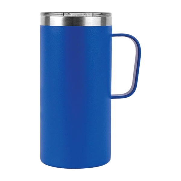 20-oz. vacuum insulated, copper lined, 18/8 stainless steel tumbler mug with... from ASI 57655 STOPNGO Line