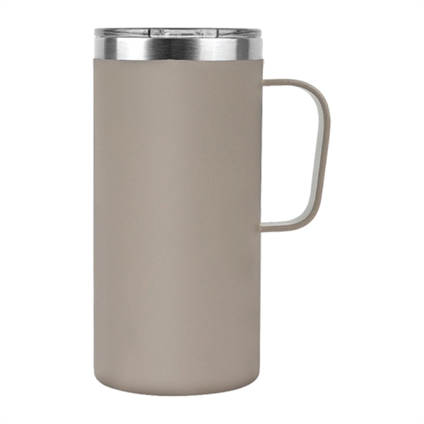 20-oz. vacuum insulated, copper lined, 18/8 stainless steel tumbler mug with... from ASI 57655 STOPNGO Line