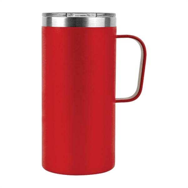 20-oz. vacuum insulated, copper lined, 18/8 stainless steel tumbler mug with... from ASI 57655 STOPNGO Line