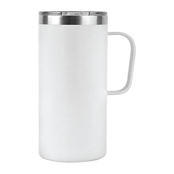 20-oz. vacuum insulated, copper lined, 18/8 stainless steel tumbler mug with... from ASI 57655 STOPNGO Line