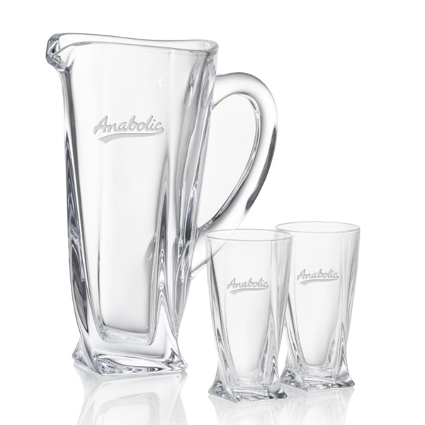 Elegant Crystalline Water Pitcher Set with your choice of 2 or... from ASI 84592 St Regis Group