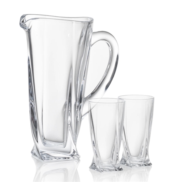 Elegant Crystalline Water Pitcher Set with your choice of 2 or... from ASI 84592 St Regis Group