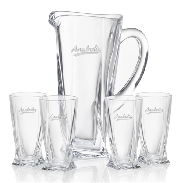 Elegant Crystalline Water Pitcher Set with your choice of 2 or... from ASI 84592 St Regis Group