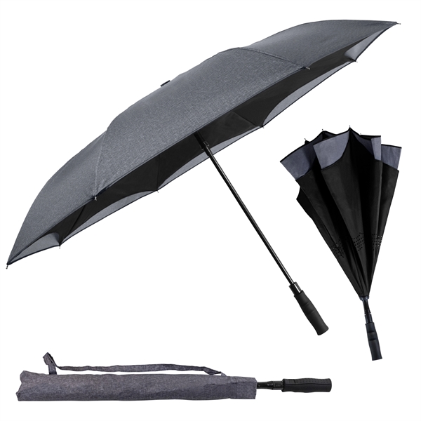 This 48" arc auto-open inverted umbrella has a double-layer canopy, with... from ASI 89955 StrombergBrand / Stromberg Brand Stromberg