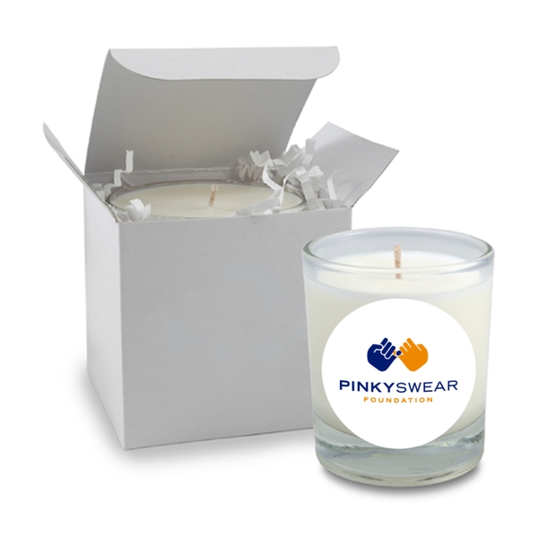 3oz Soy Wax Glass Candle with gift box - made in... from ASI 72657 Active Life Promo / Apres Ski