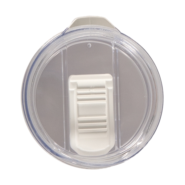 22 ounce Double Wall Tumbler in white with a textured matte... from ASI 77280 Pepco Poms