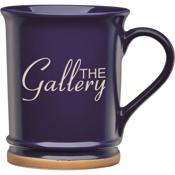 15 oz. ceramic mug with unique flared lip and light brown... from ASI 71920 Moderne Glass Company Inc / Glass America®