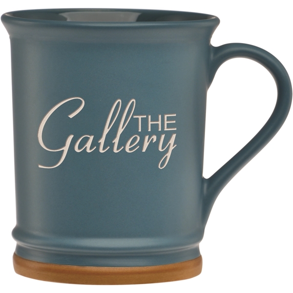 15 oz. ceramic mug with unique flared lip and light brown... from ASI 71920 Moderne Glass Company Inc / Glass America®