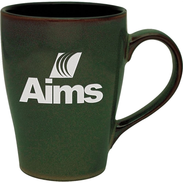 16 oz. mug made of ceramic with a reactive glaze and... from ASI 71920 Moderne Glass Company Inc / Glass America®