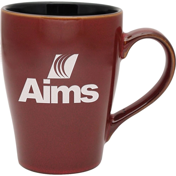 16 oz. mug made of ceramic with a reactive glaze and... from ASI 71920 Moderne Glass Company Inc / Glass America®