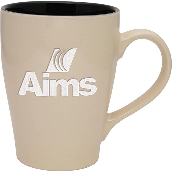 16 oz. mug made of ceramic with a reactive glaze and... from ASI 71920 Moderne Glass Company Inc / Glass America®