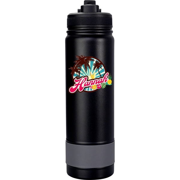 Pop Up 24 oz. Colorful Banded Bottle... from ASI 30208 A P Specialties / AP Specialties