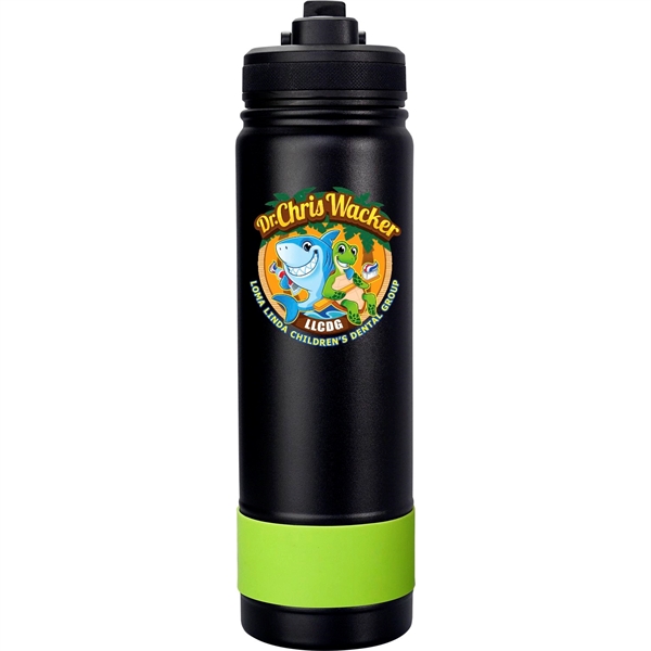 Pop Up 24 oz. Colorful Banded Bottle... from ASI 30208 A P Specialties / AP Specialties