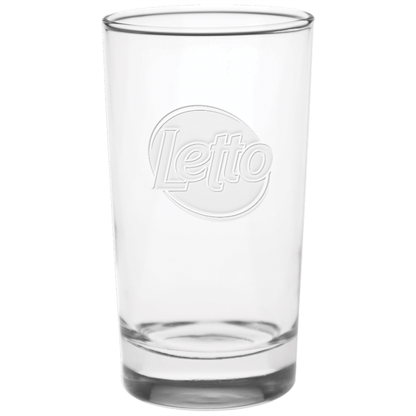 7 oz. water glass with customization.... from ASI 71920 Moderne Glass Company Inc / Glass America®