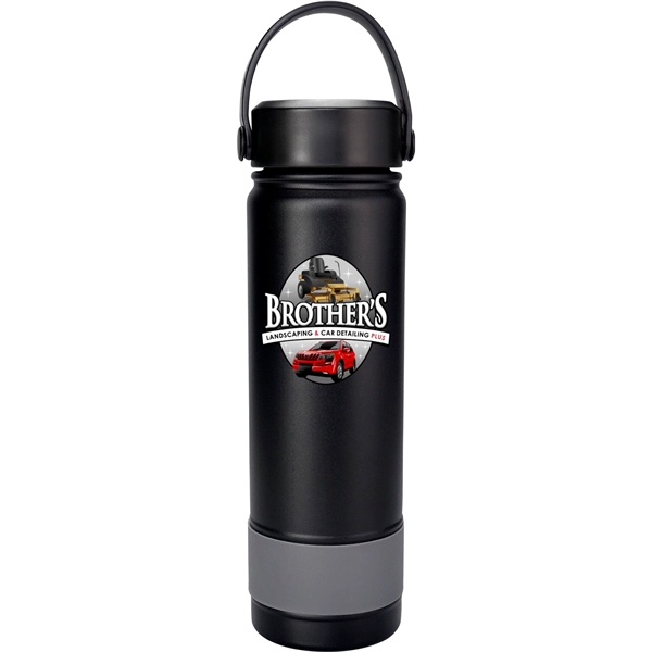 Metal Top 24 oz. Colorful Banded Bottle... from ASI 30208 A P Specialties / AP Specialties