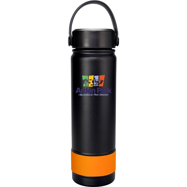 Metal Top 24 oz. Colorful Banded Bottle... from ASI 30208 A P Specialties / AP Specialties