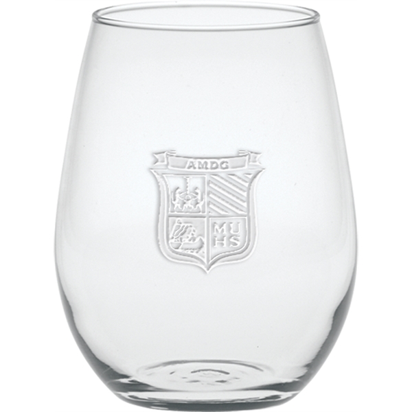 5 oz. stemless mini white wine glass with optional gold-colored cap... from ASI 71920 Moderne Glass Company Inc / Glass America®