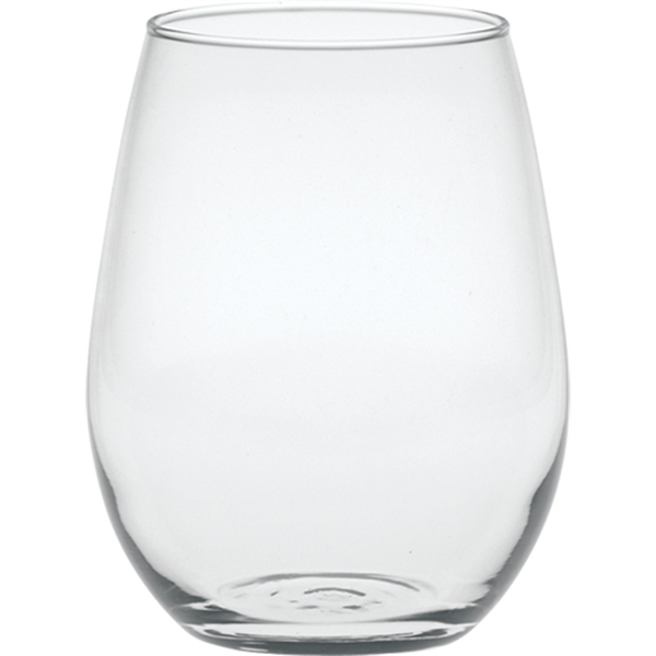 5 oz. stemless mini white wine glass with optional gold-colored cap... from ASI 71920 Moderne Glass Company Inc / Glass America®