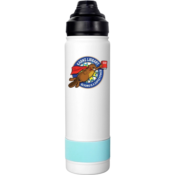 Colorful Sip Top 24 oz. Banded Bottle... from ASI 30208 A P Specialties / AP Specialties