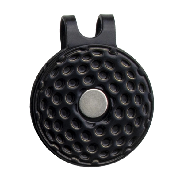 Hat clip in silver or brass with a magnetic ball marker... from ASI 38120 Ball Pro / Diversified Quality Kitchenware