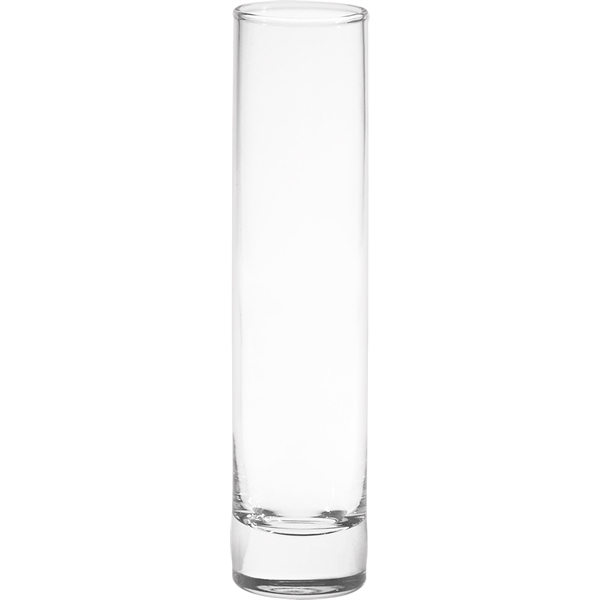7 1/2"H vase made of clear glass with stylish and simple... from ASI 71920 Moderne Glass Company Inc / Glass America®