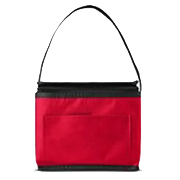 Non-woven lunch cooler bag with front open pocket and room for... from ASI 57956 Graphco line