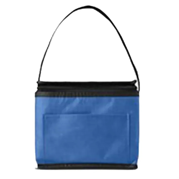 Non-woven lunch cooler bag with front open pocket and room for... from ASI 57956 Graphco line