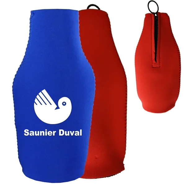 Neoprene bottle jacket with zipper.... from ASI 57956 Graphco line