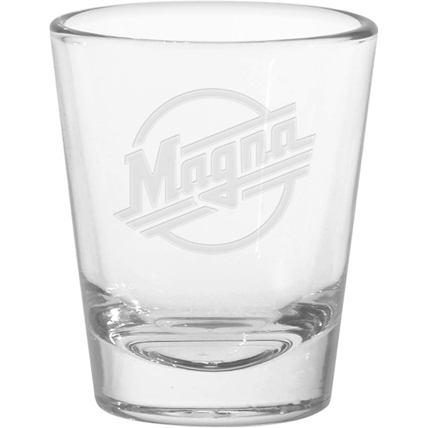 1.75 oz. shot glass that can be customized.... from ASI 71920 Moderne Glass Company Inc / Glass America®