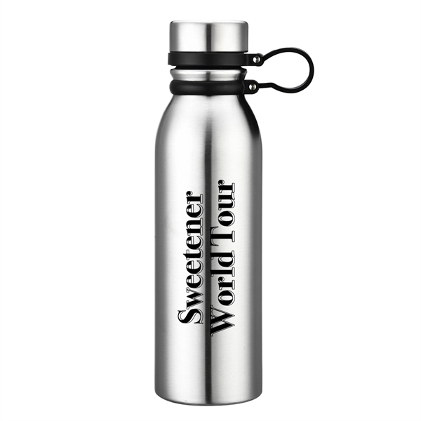 Doubled wall stainless steel 22 oz vacuum bottle... from ASI 40544 Binaco