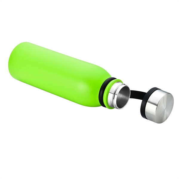 Doubled wall stainless steel 22 oz vacuum bottle... from ASI 40544 Binaco