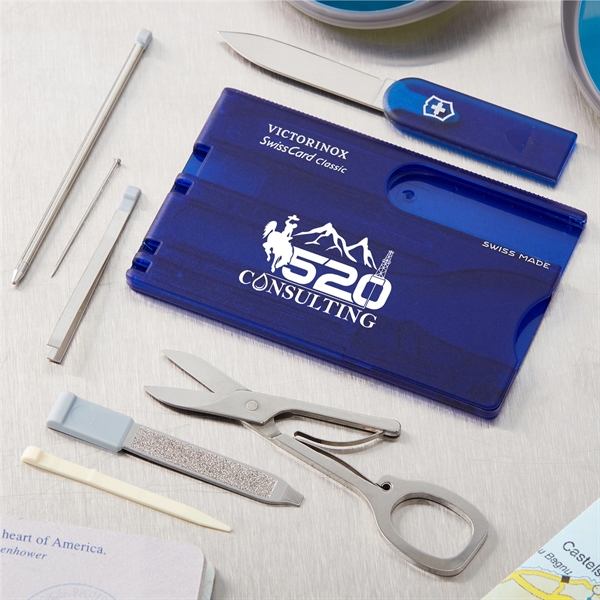 The Swiss Card is the size of a credit card at... from ASI 46170 Compass Industries Inc