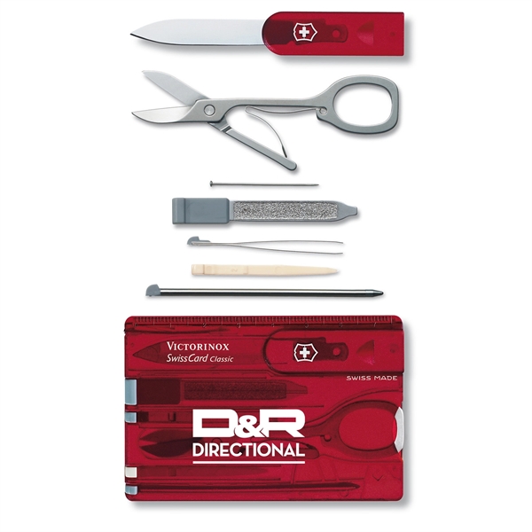 The Swiss Card is the size of a credit card at... from ASI 46170 Compass Industries Inc