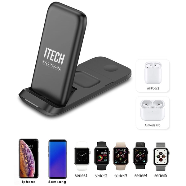 Wireless Charging Pad featuring a 15 watt charging power.... from ASI 63776 KTI Networks Inc / KTI Promo