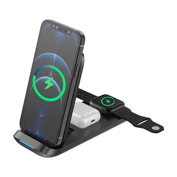 Wireless Charging Pad featuring a 15 watt charging power.... from ASI 63776 KTI Networks Inc / KTI Promo