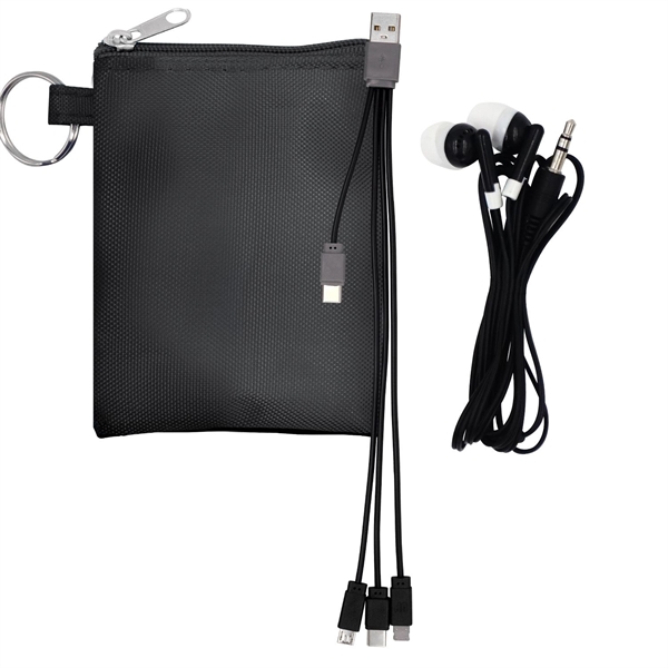 Tall Stretchy Cable & Buds Set... from ASI 30208 A P Specialties / AP Specialties