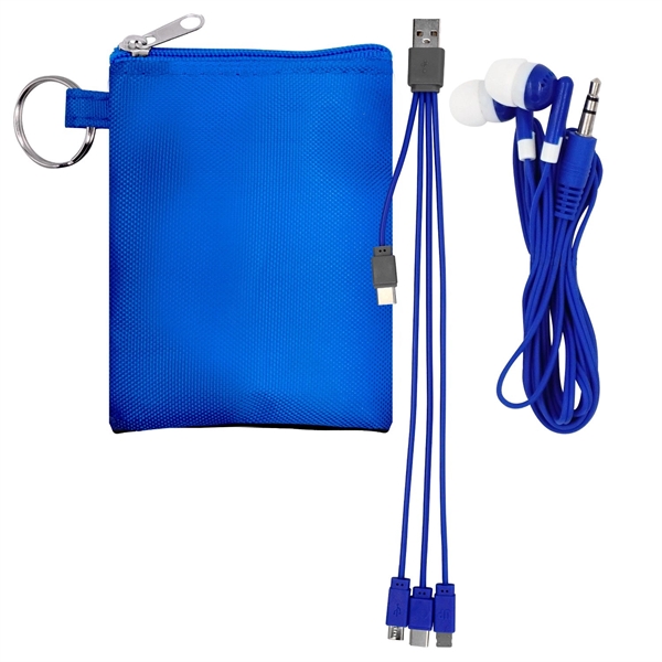 Tall Stretchy Cable & Buds Set... from ASI 30208 A P Specialties / AP Specialties