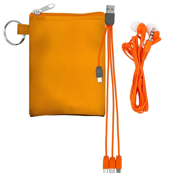 Tall Stretchy Cable & Buds Set... from ASI 30208 A P Specialties / AP Specialties