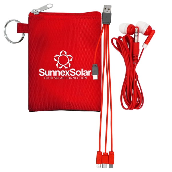 Tall Stretchy Cable & Buds Set... from ASI 30208 A P Specialties / AP Specialties