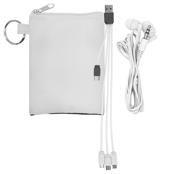 Tall Stretchy Cable & Buds Set... from ASI 30208 A P Specialties / AP Specialties