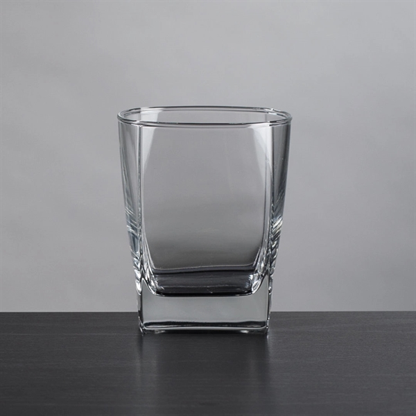 Modern On-the-Rocks glass and Double Old Fashioned featuring a square sham... from ASI 84592 St Regis Group